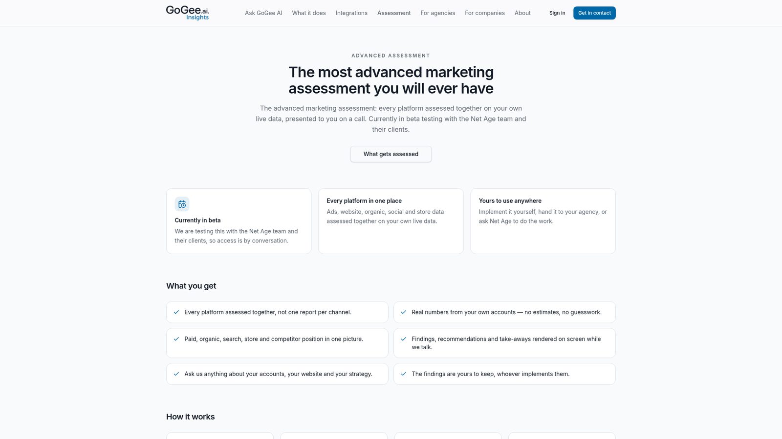 The Most Advanced Online Marketing Assessment You Can Do, and How It Works